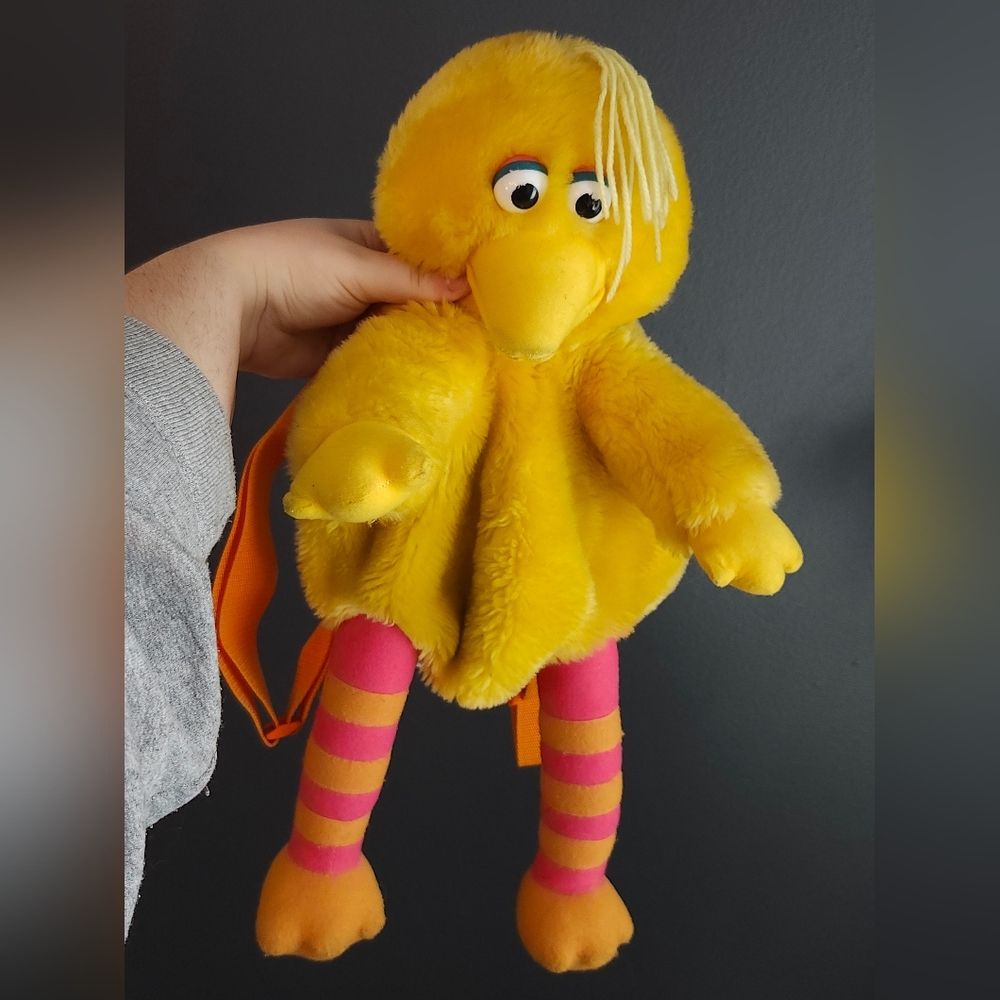 Vintage Big bird backpack 1995 sesame street
